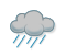 Hevige regen